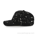 Freedom splatter print art fashion baseball cap